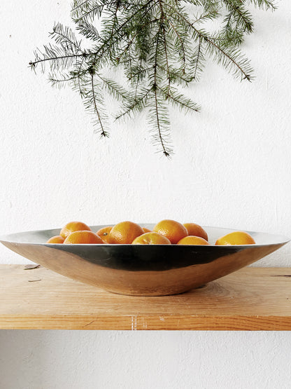 Vintage Nambe Silver Oval Bowl