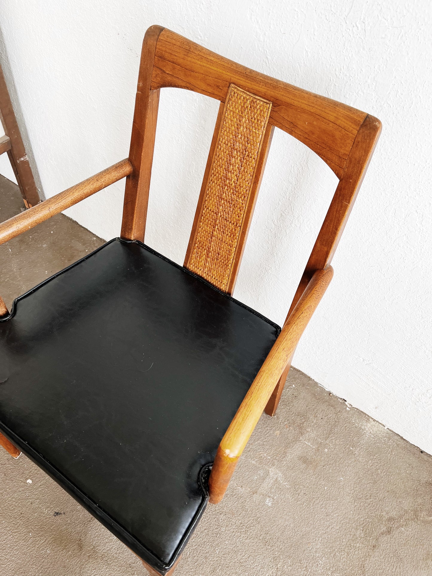 Vintage Walnut Arm Chair