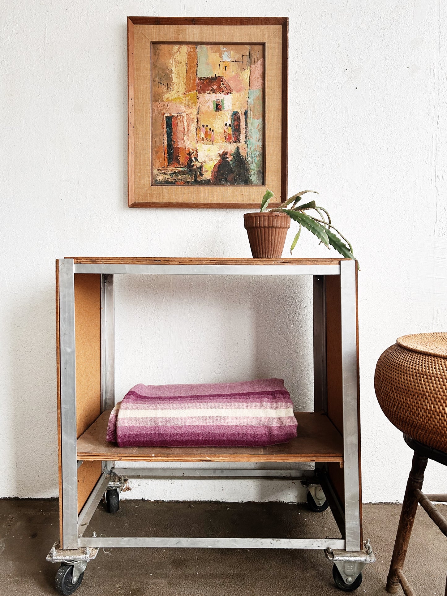 Vintage Jack Frost Wool Blanket