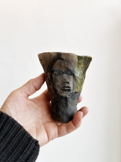 Handmade Figural Cup