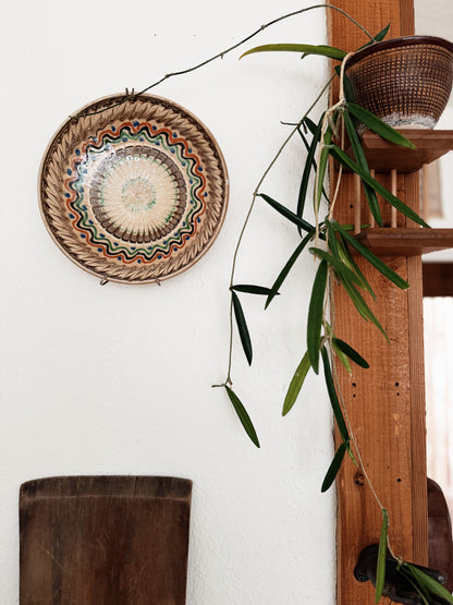Vintage Romanian Clay Bowl
