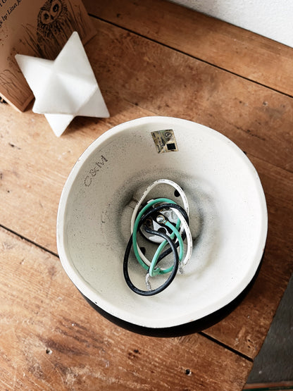 Cedar and Moss Ceramic Light Fixture