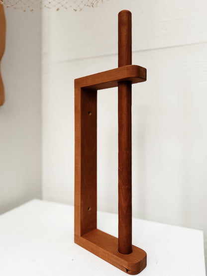 Vintage Wood Towel Holder