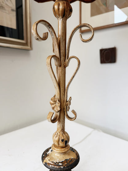 Vintage Italianate Cast Iron Lamp