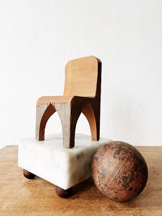 Vintage Gustavian Folk Chair Model