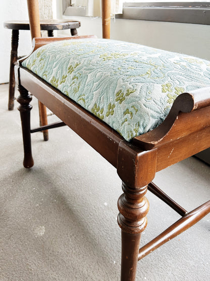 Antique Upholstered Bench