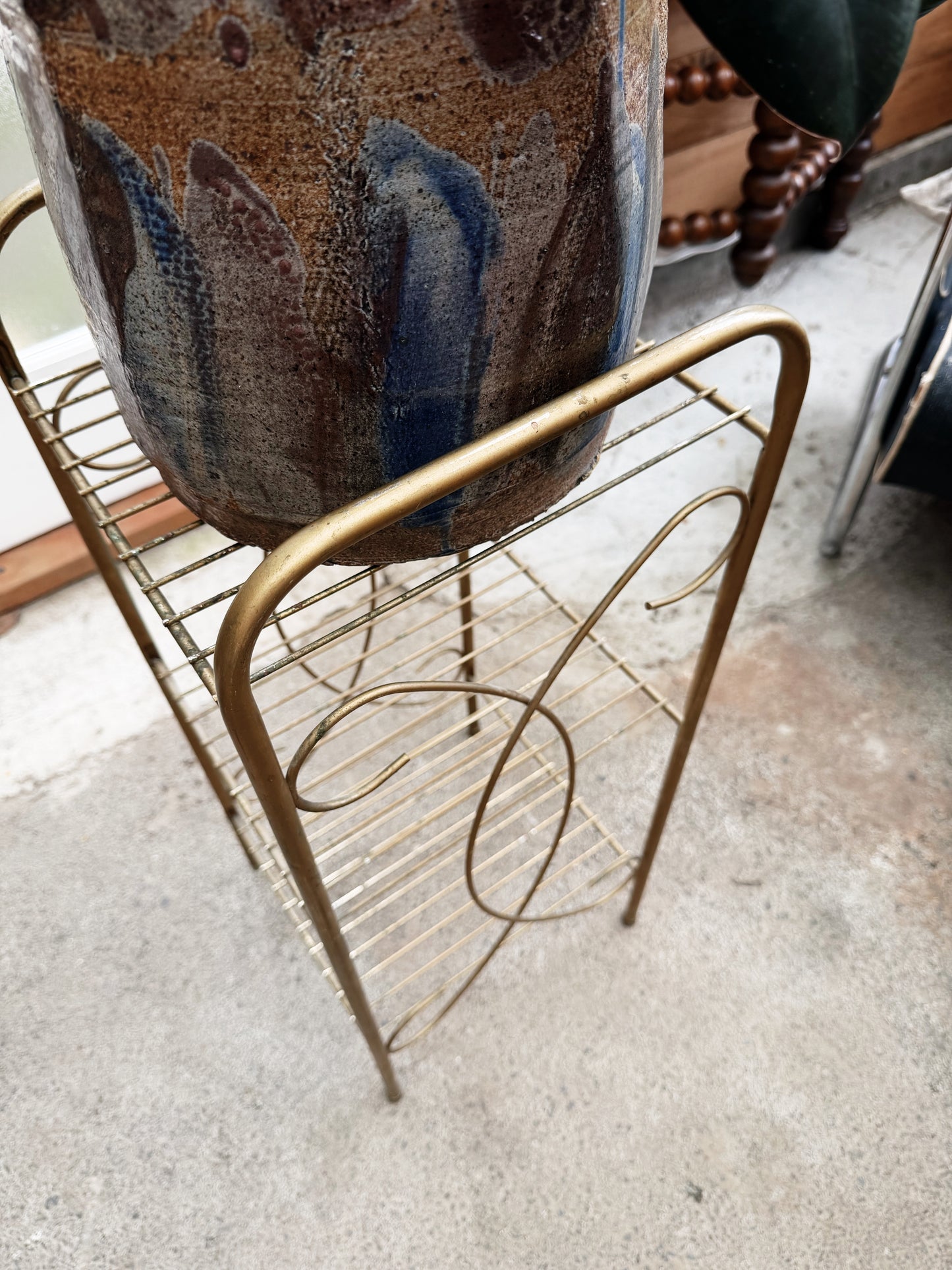 Mid Century Tiered Vintage Stand