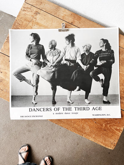 Vintage 1981 Dancers of the Third Age Poster