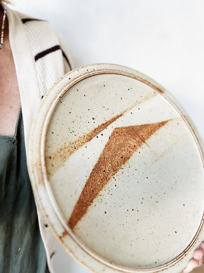 Large Vintage Ceramic Platter