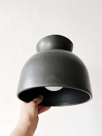 Cedar and Moss Ceramic Light Fixture