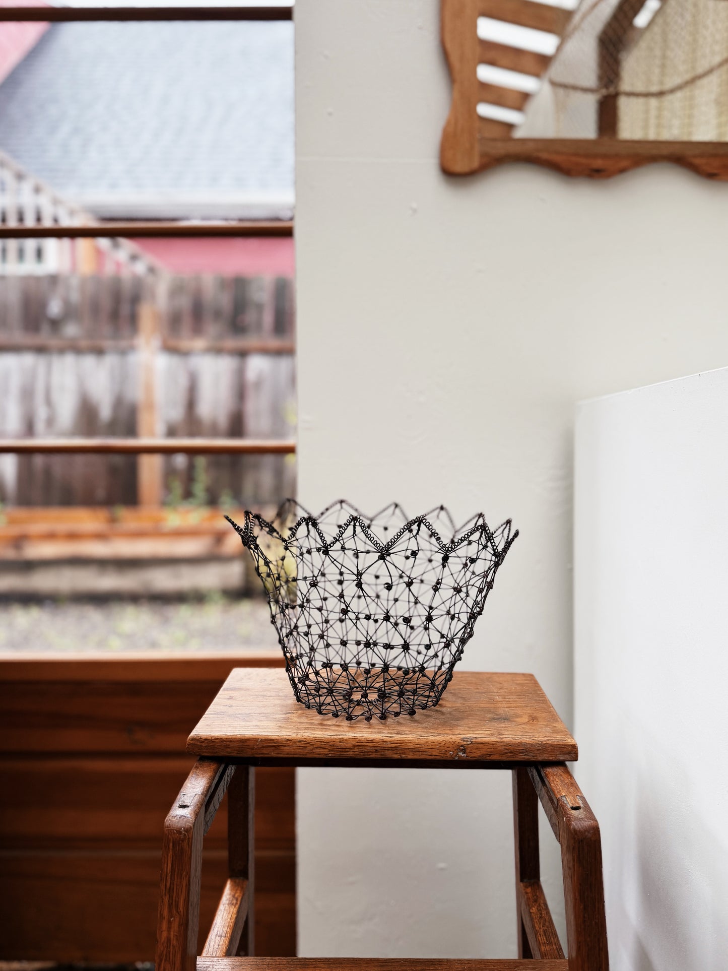 Vintage Wire Basket