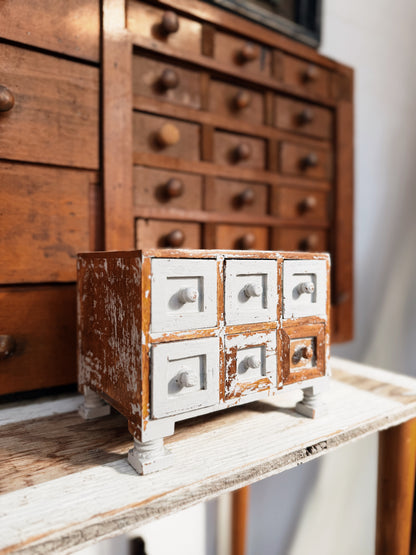 Vintage Wood Chest of Drawers