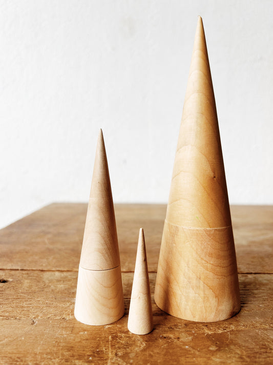 Nesting Wood Cones