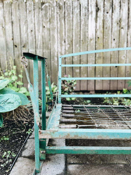 1940s Iron Porch Swing