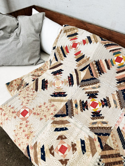 Stunning Antique Summer Quilt