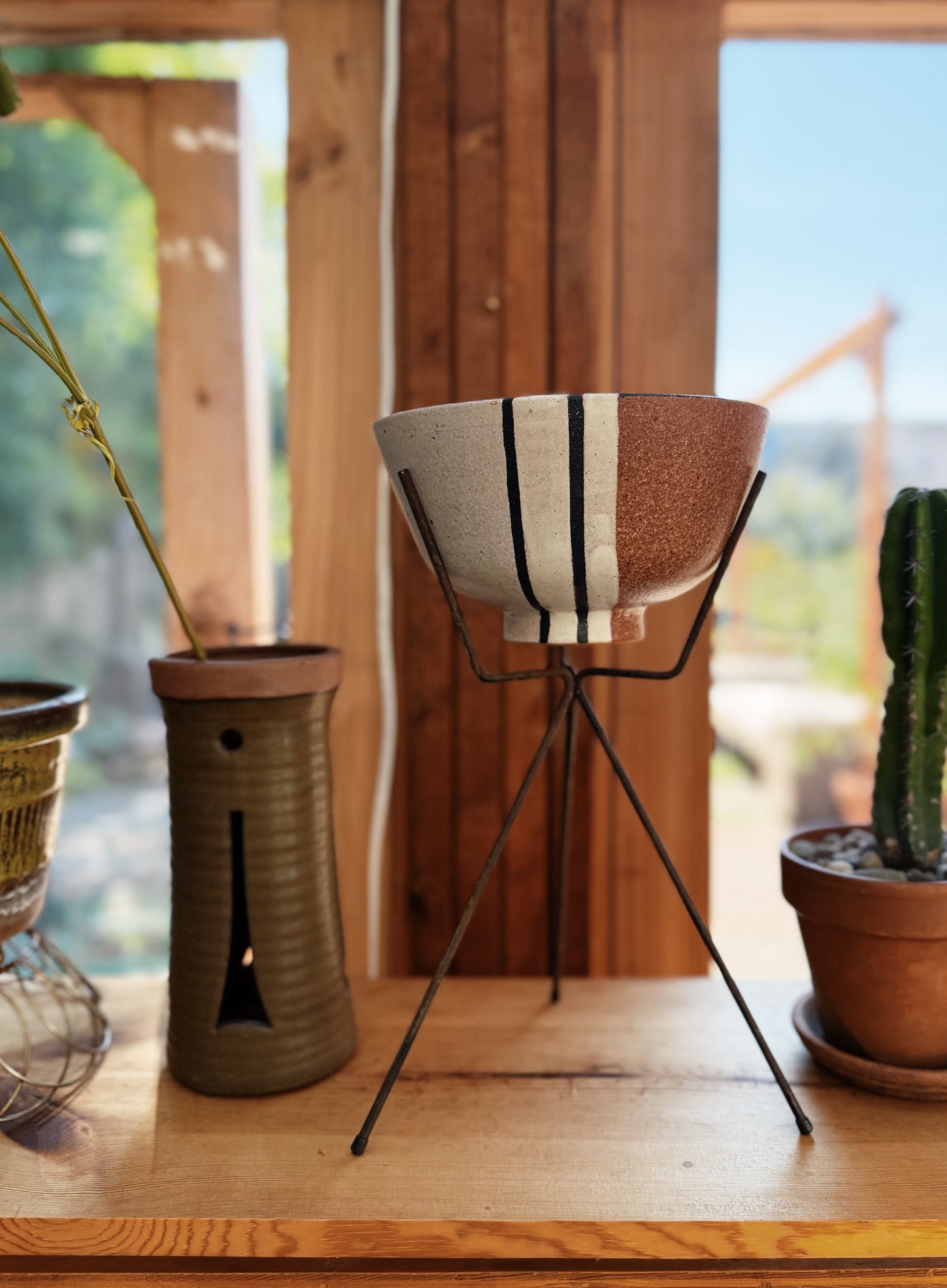 Mid Century Plant Stand