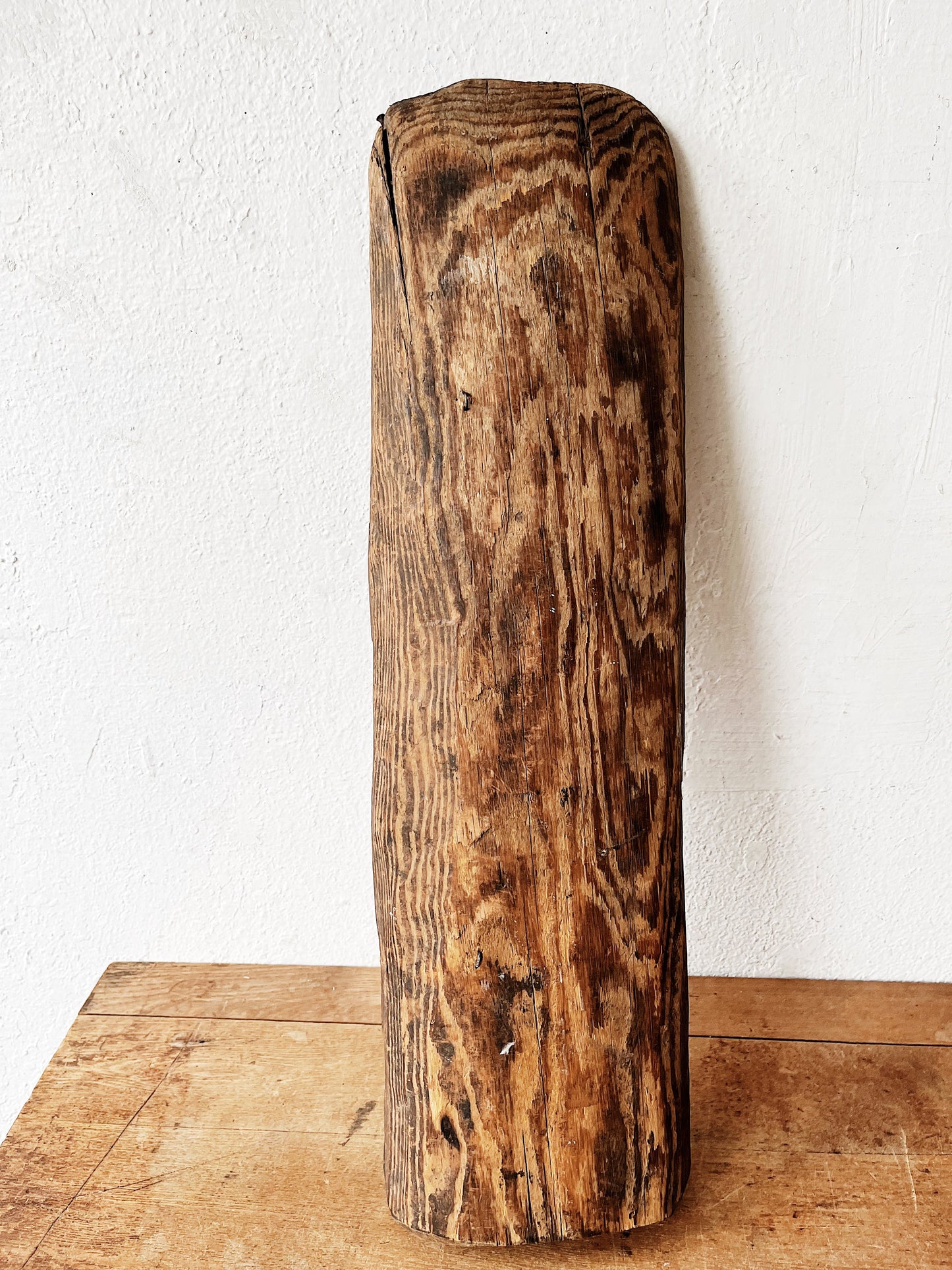 Hand Hewn Wood Divided Tray