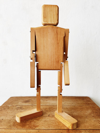 Vintage Modernist Wood Mannequin
