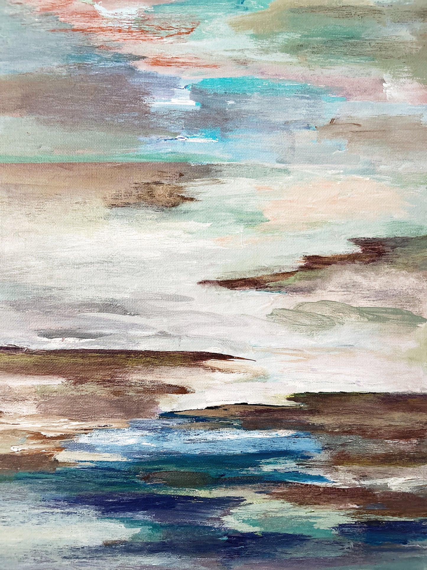 Mid Century Abstract Expressionist Painting