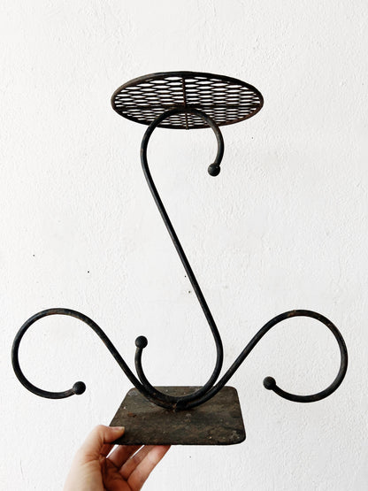Mid Century Iron Plant Stand