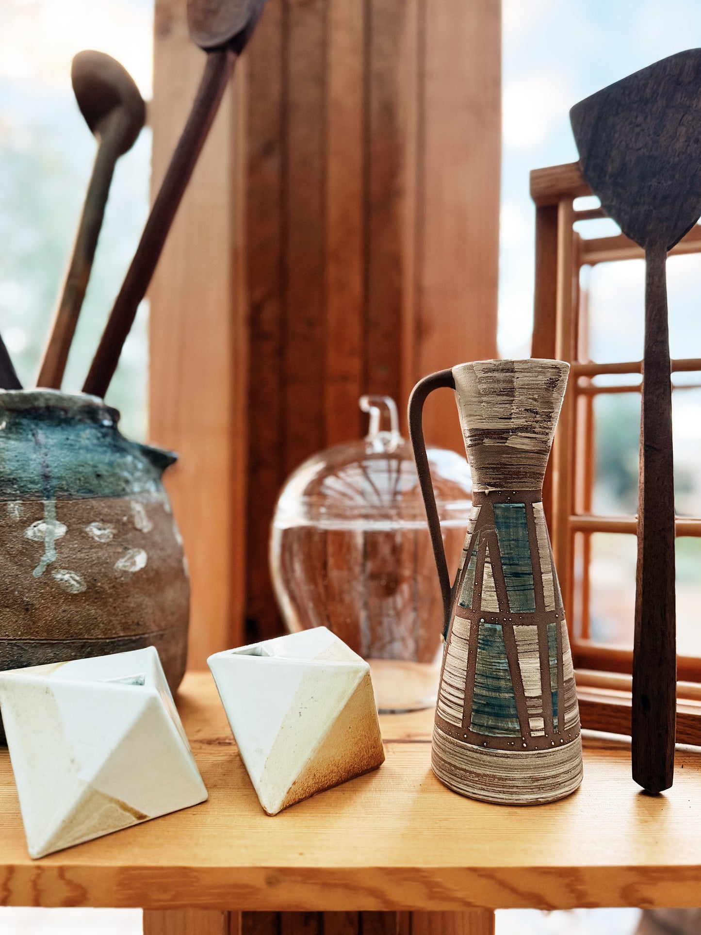 Vintage German Painted Vase