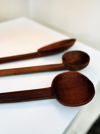 Oversized Primitive  Wood Ladle