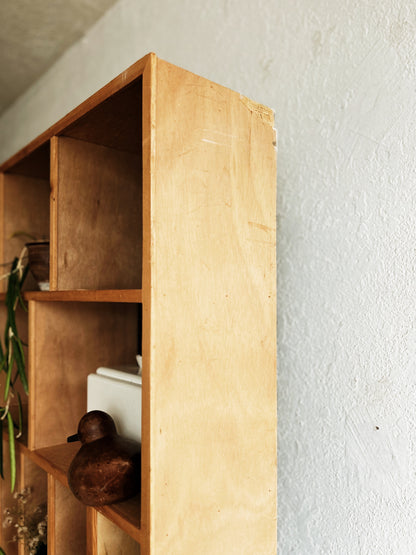 Handmade Wall Sized Cubby Shelf