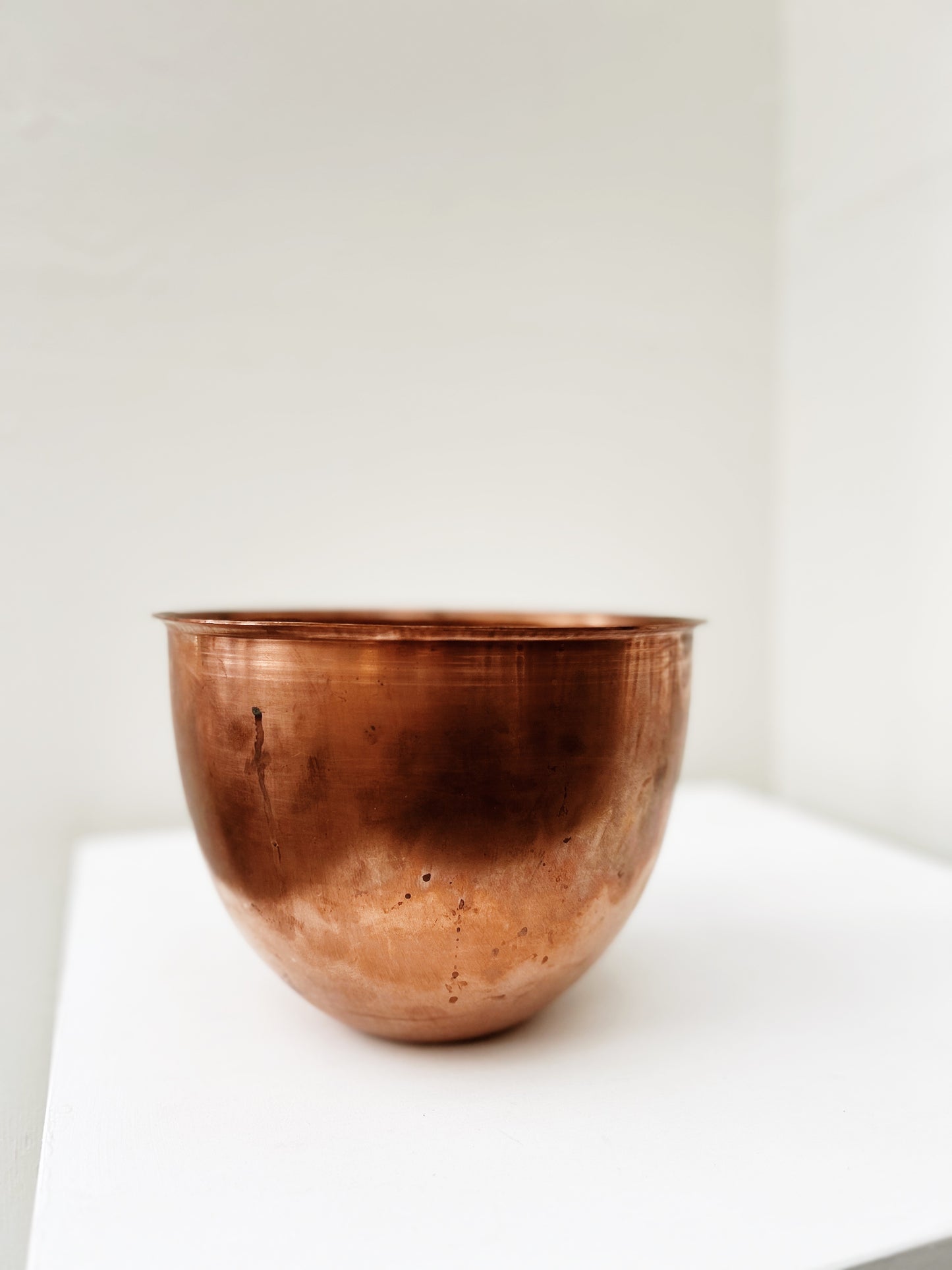 Vintage Solid Copper Bowl