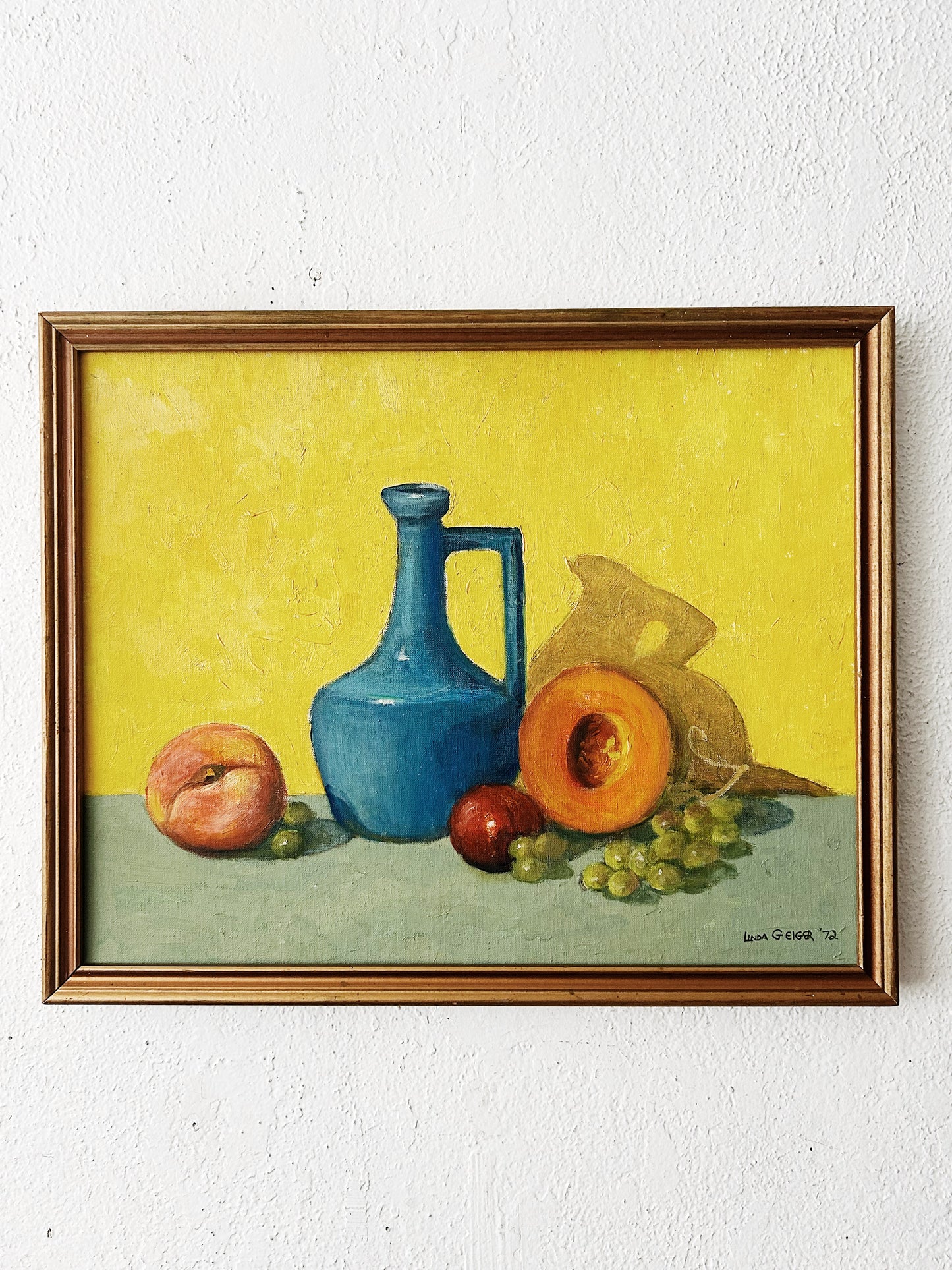 Vintage Signed, Original Framed Still Life Painting