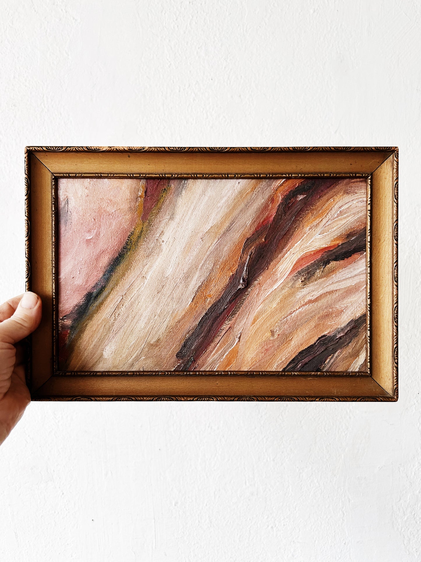 Vintage Abstract Oil Painting