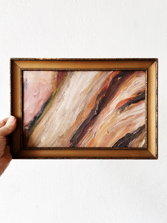 Vintage Abstract Oil Painting