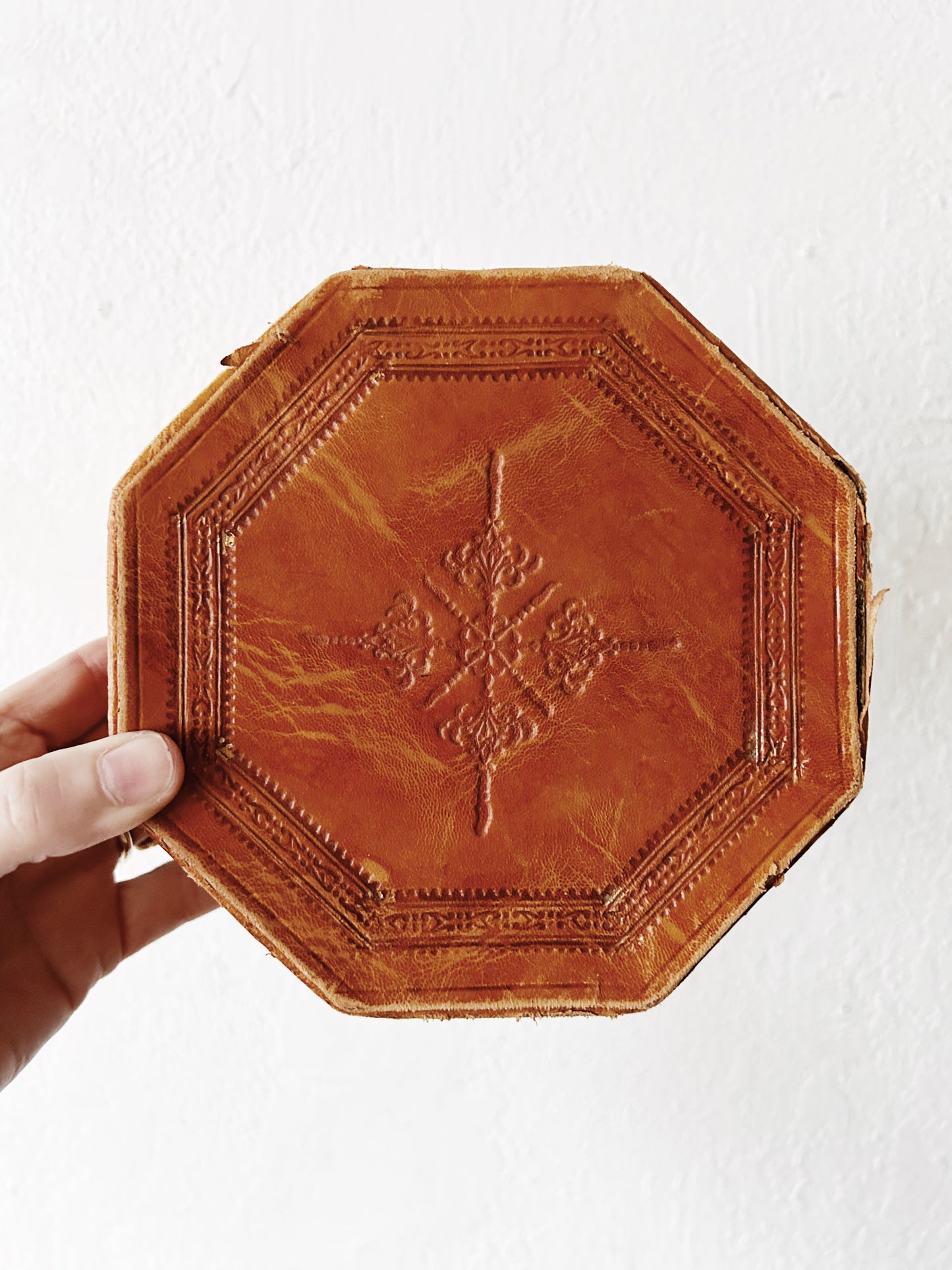 Vintage Embossed Leather Box
