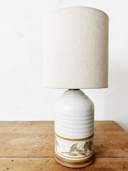 Vintage Ceramic Lamp with Shade