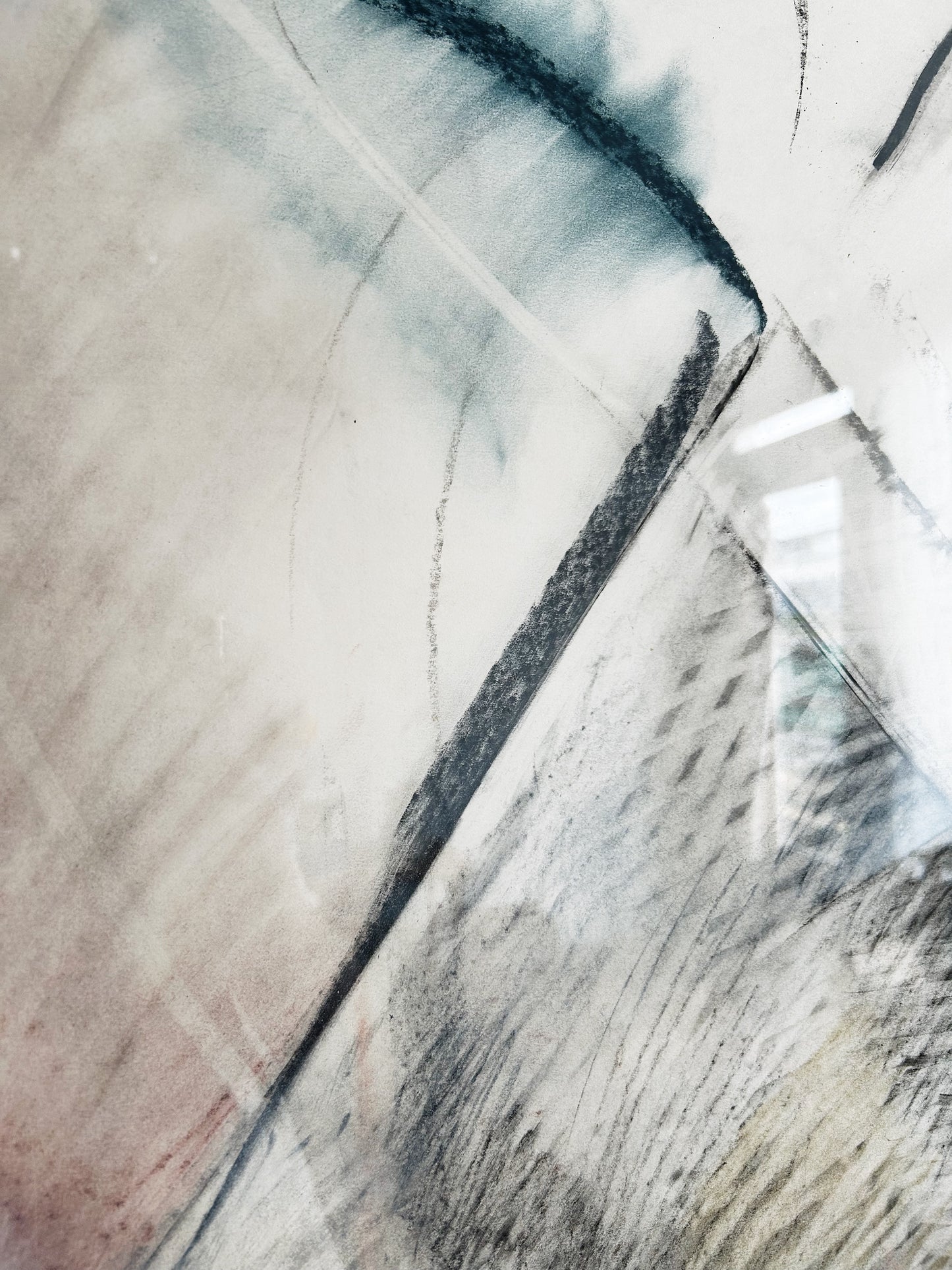 Large Mixed Media Abstract Painting