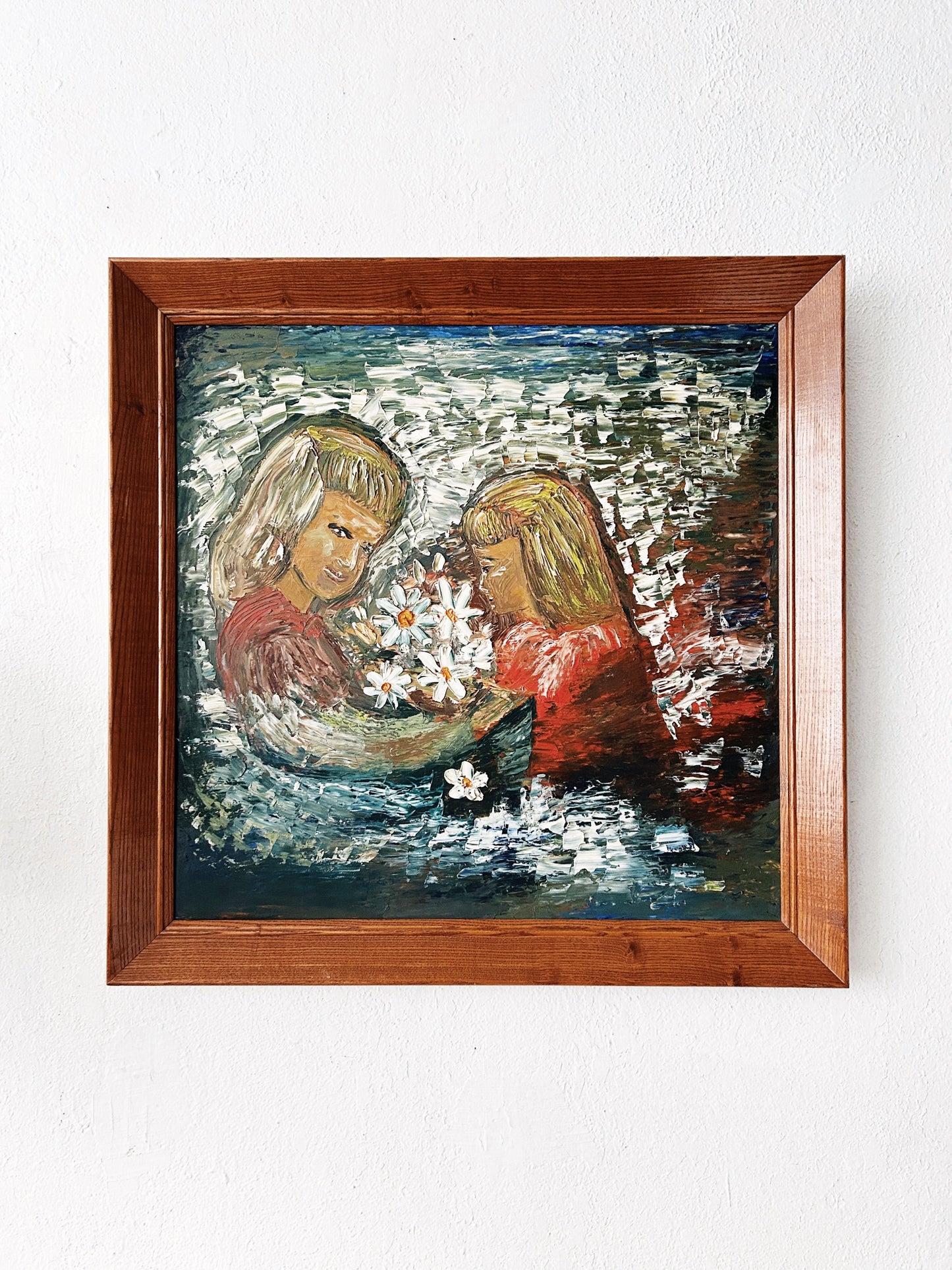 Large Scale Vintage Original Oil Painting