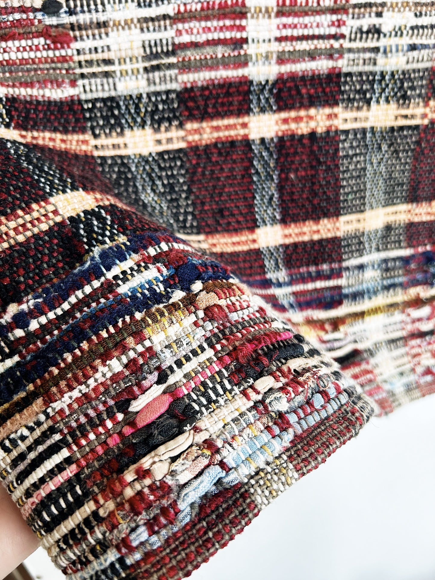 Vintage Cotton Rag Rug