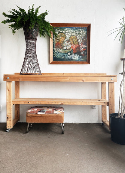 Tall Mid century Spun fiberglass Plant Stand