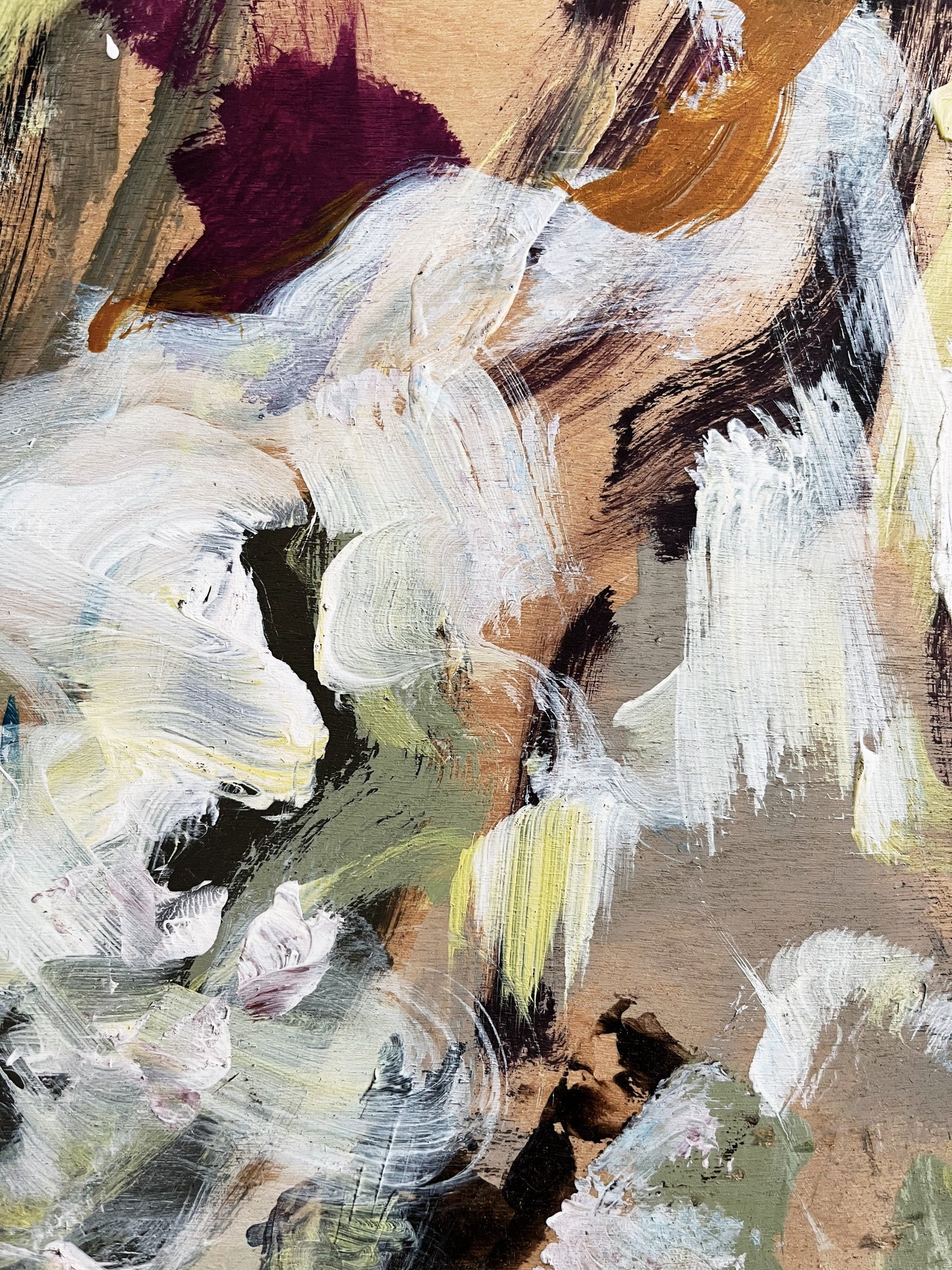 Vintage Abstract Expressionist Painting