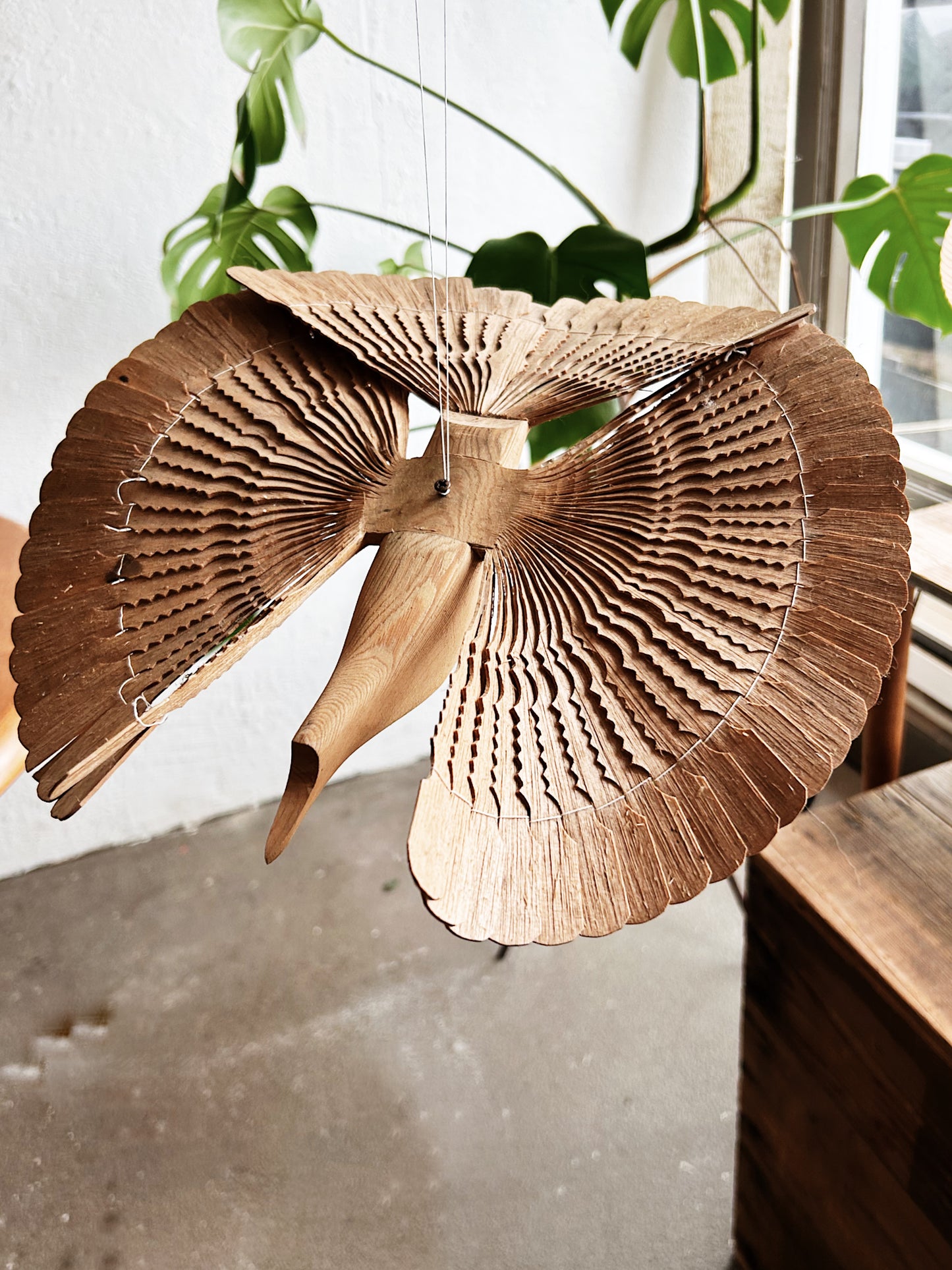 Stunning Hand Carved Hanging Sculpture