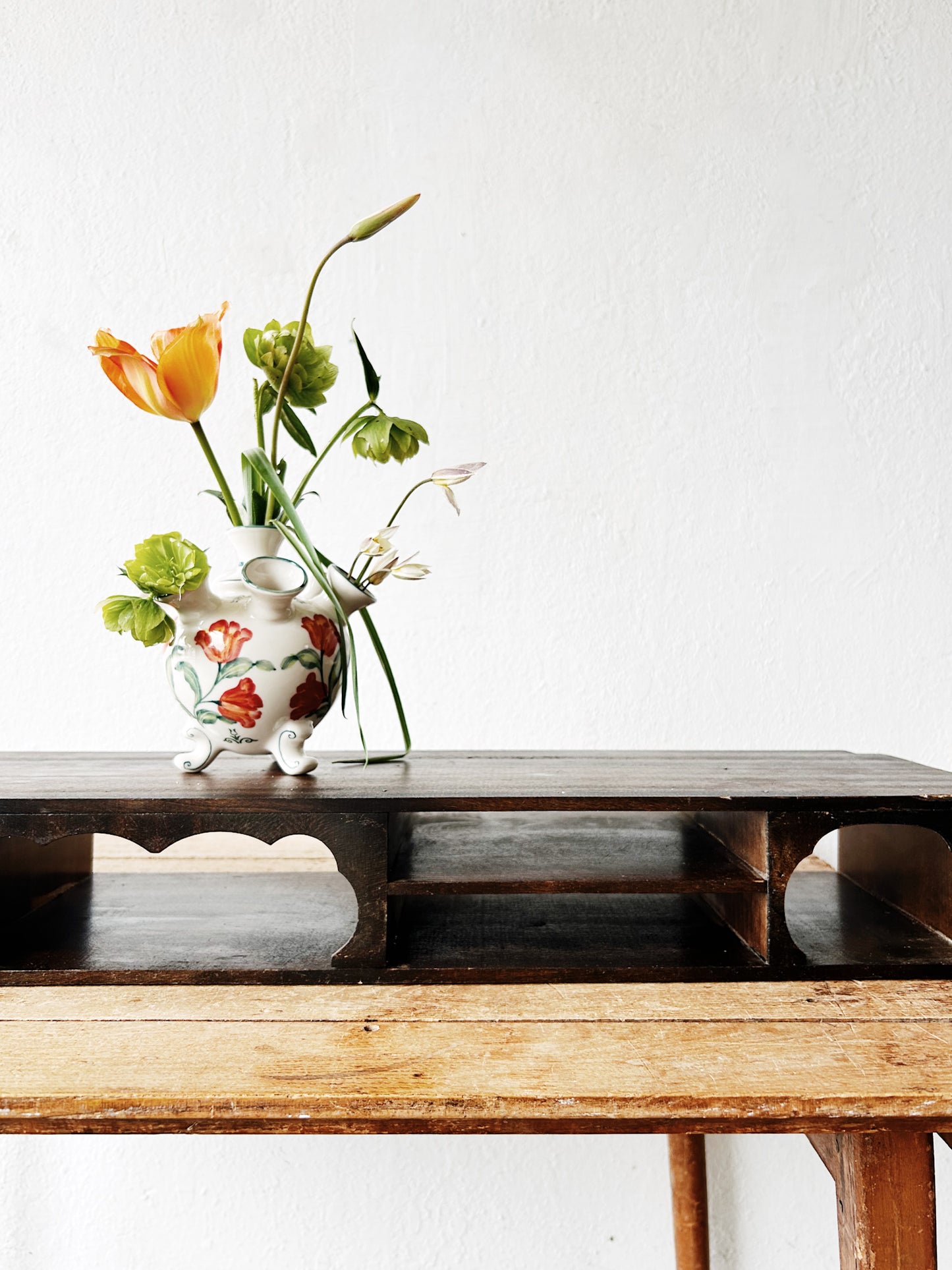 Antique Delft Tulip Vase