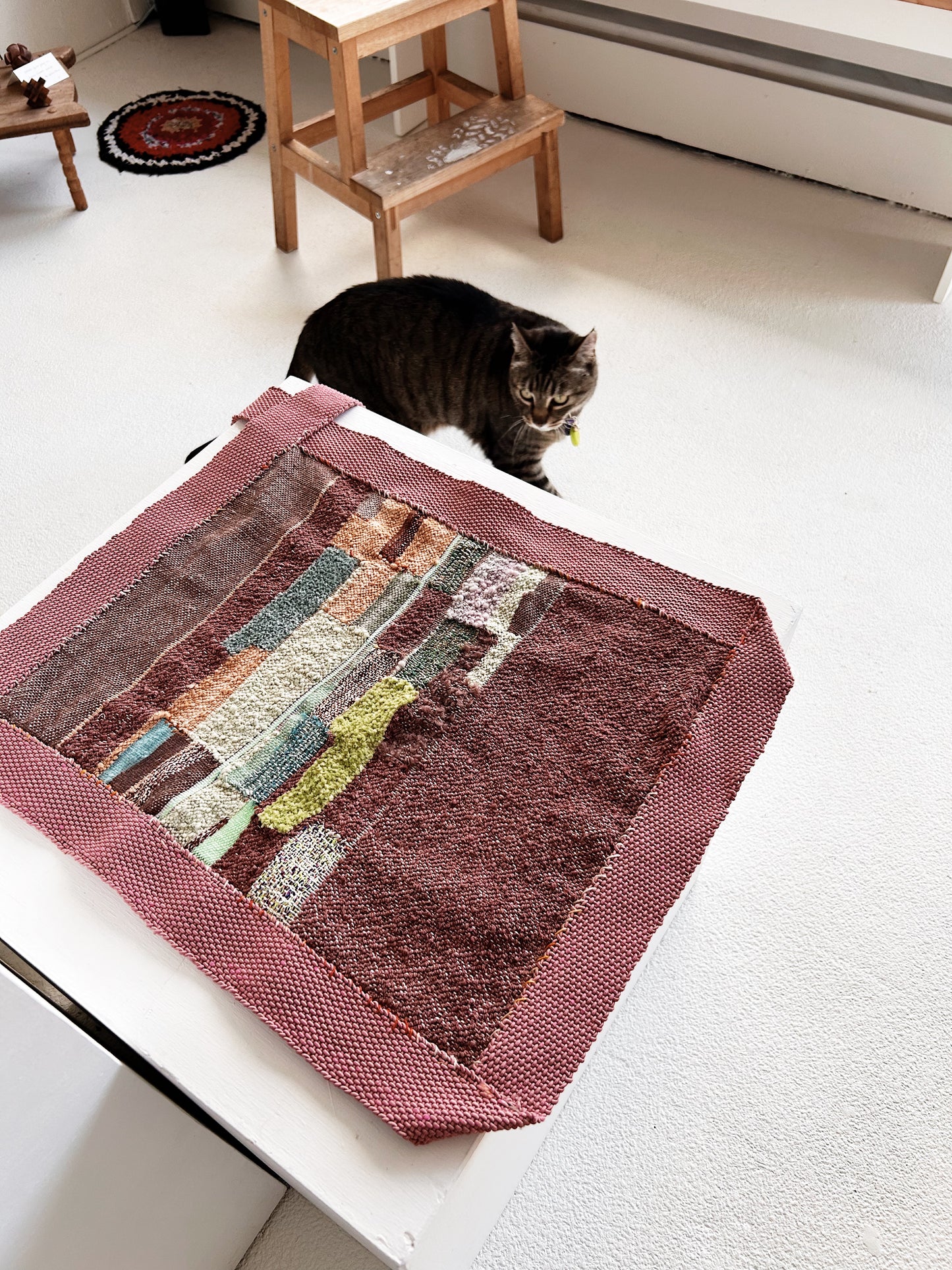 Jess Feury Weaving 'Rose Quartz'