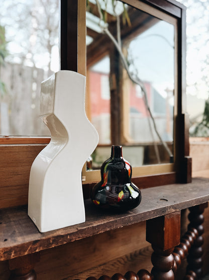 Murano Style Glass Vase