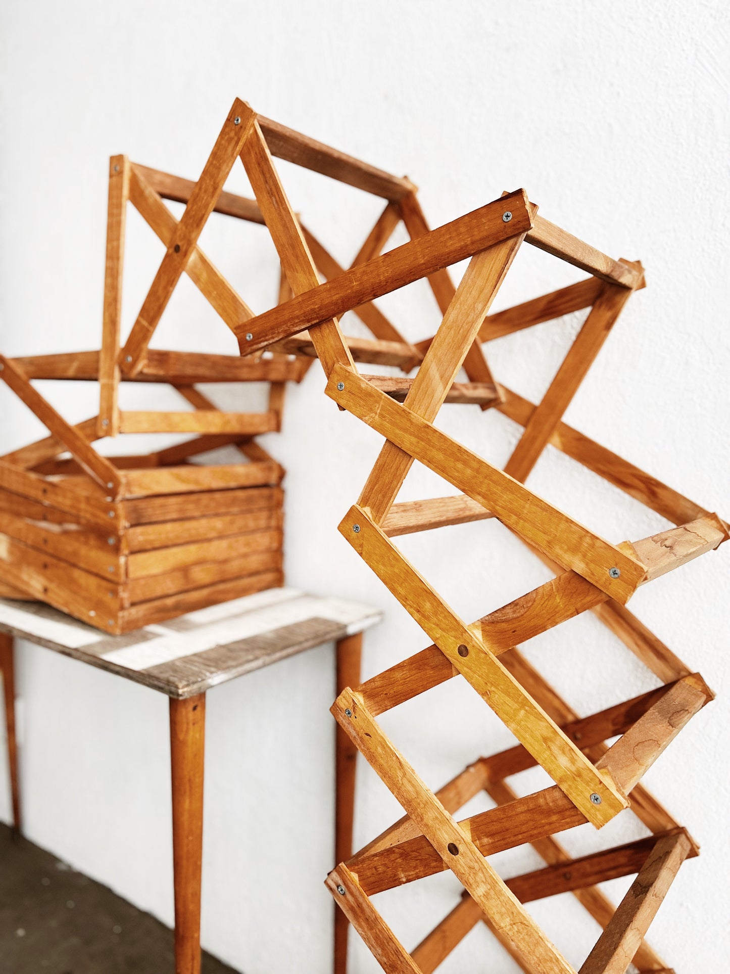 Giant Wood Accordion Sculpture