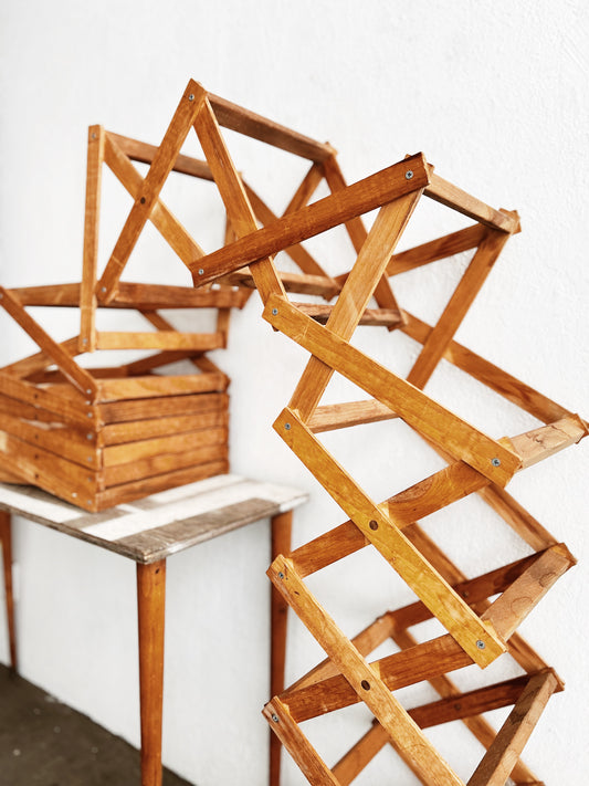 Giant Wood Accordion Sculpture