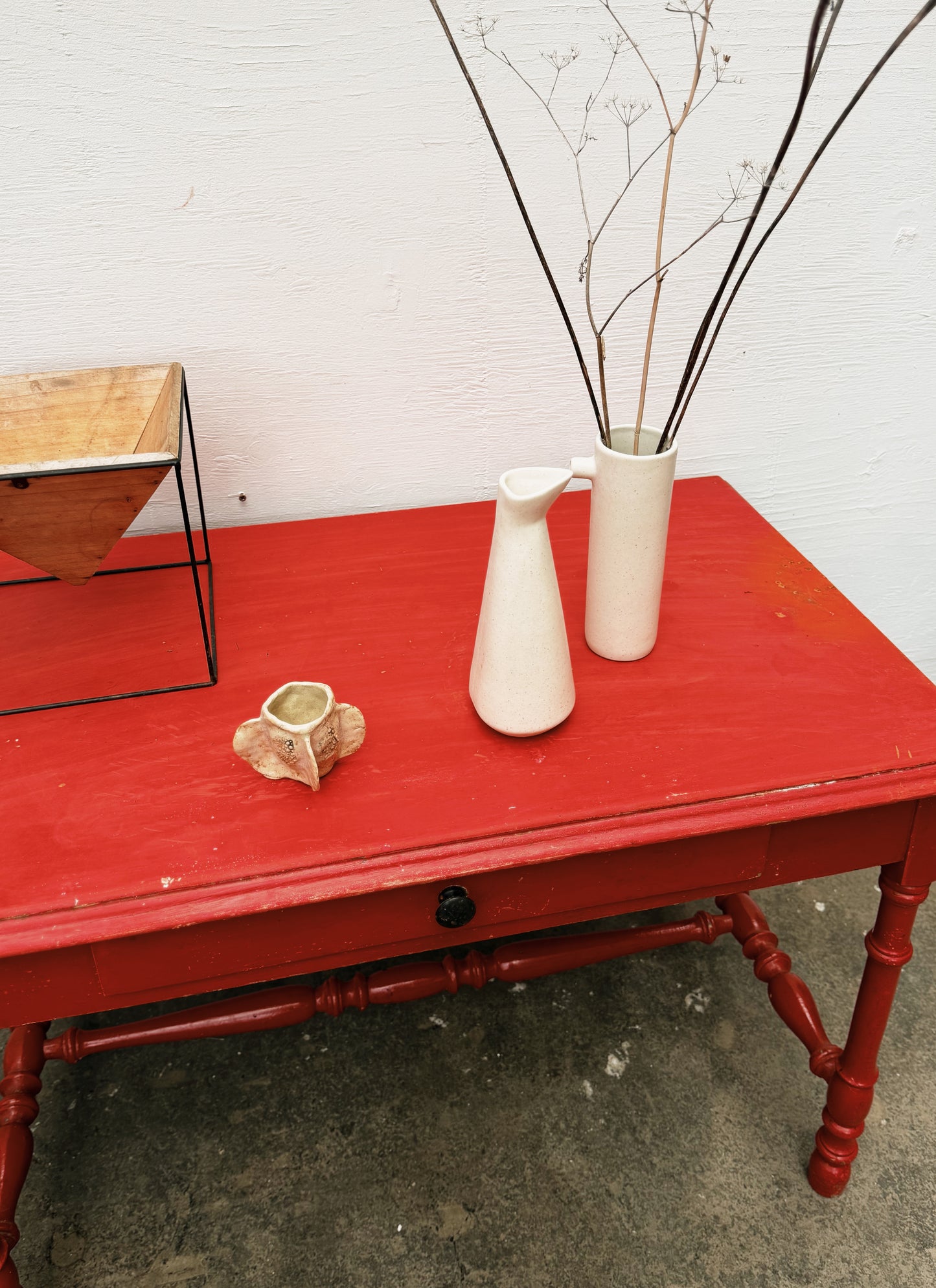 Antique Low Console Table