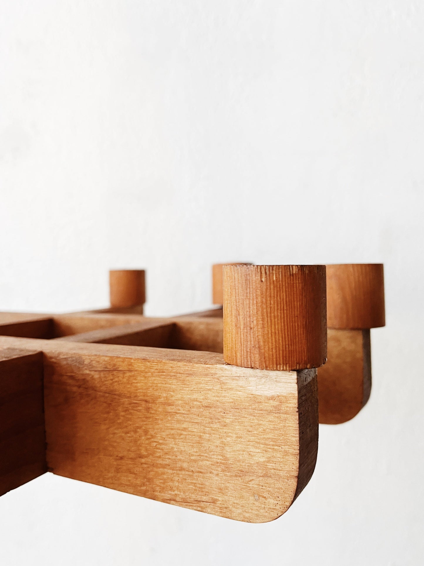 Handmade Swedish Folk Candelabra