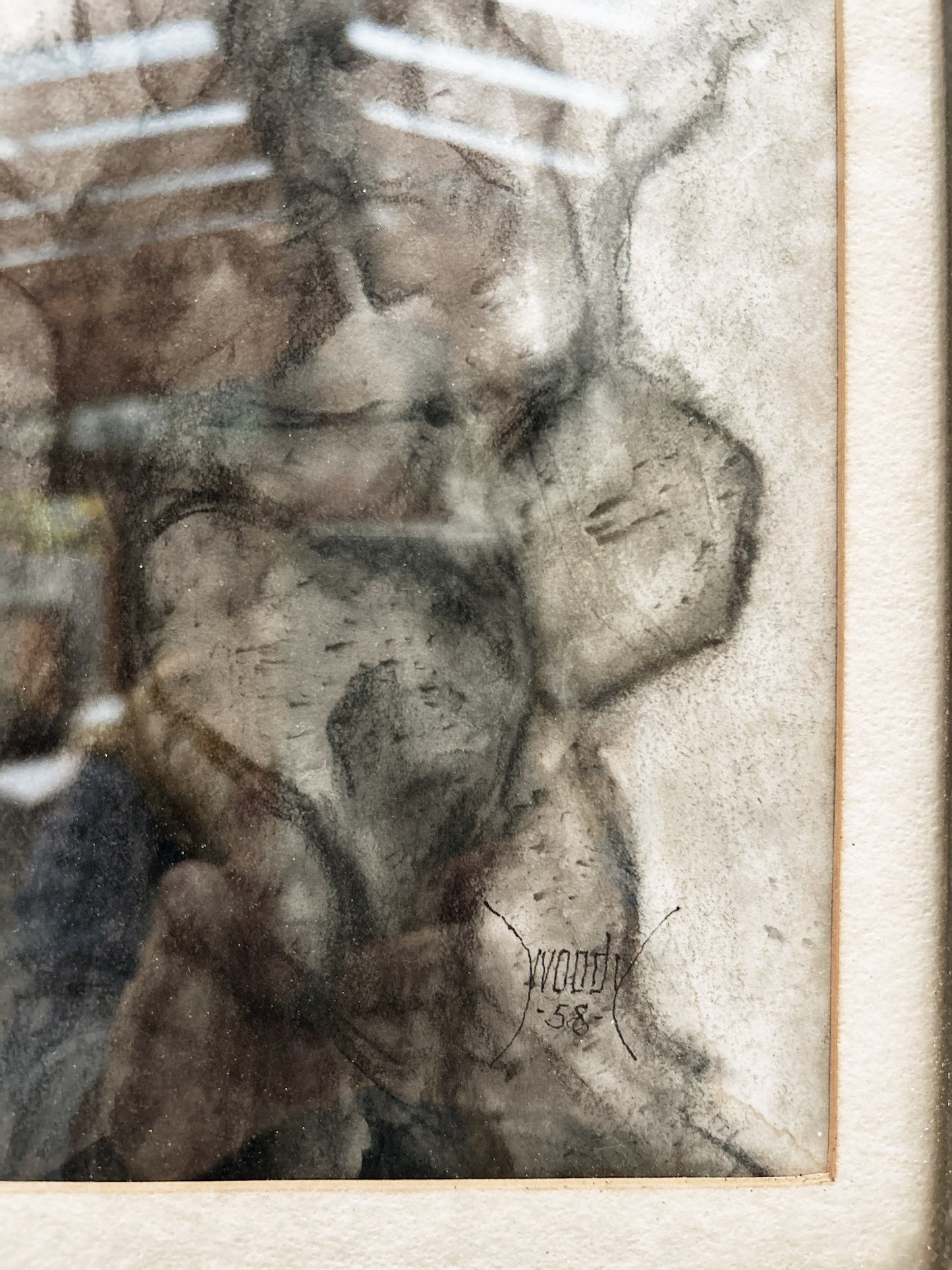 Original Mid Century Woody Tallman Painting