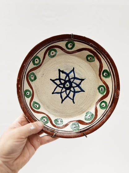 Vintage Mexican Folk Art Plate