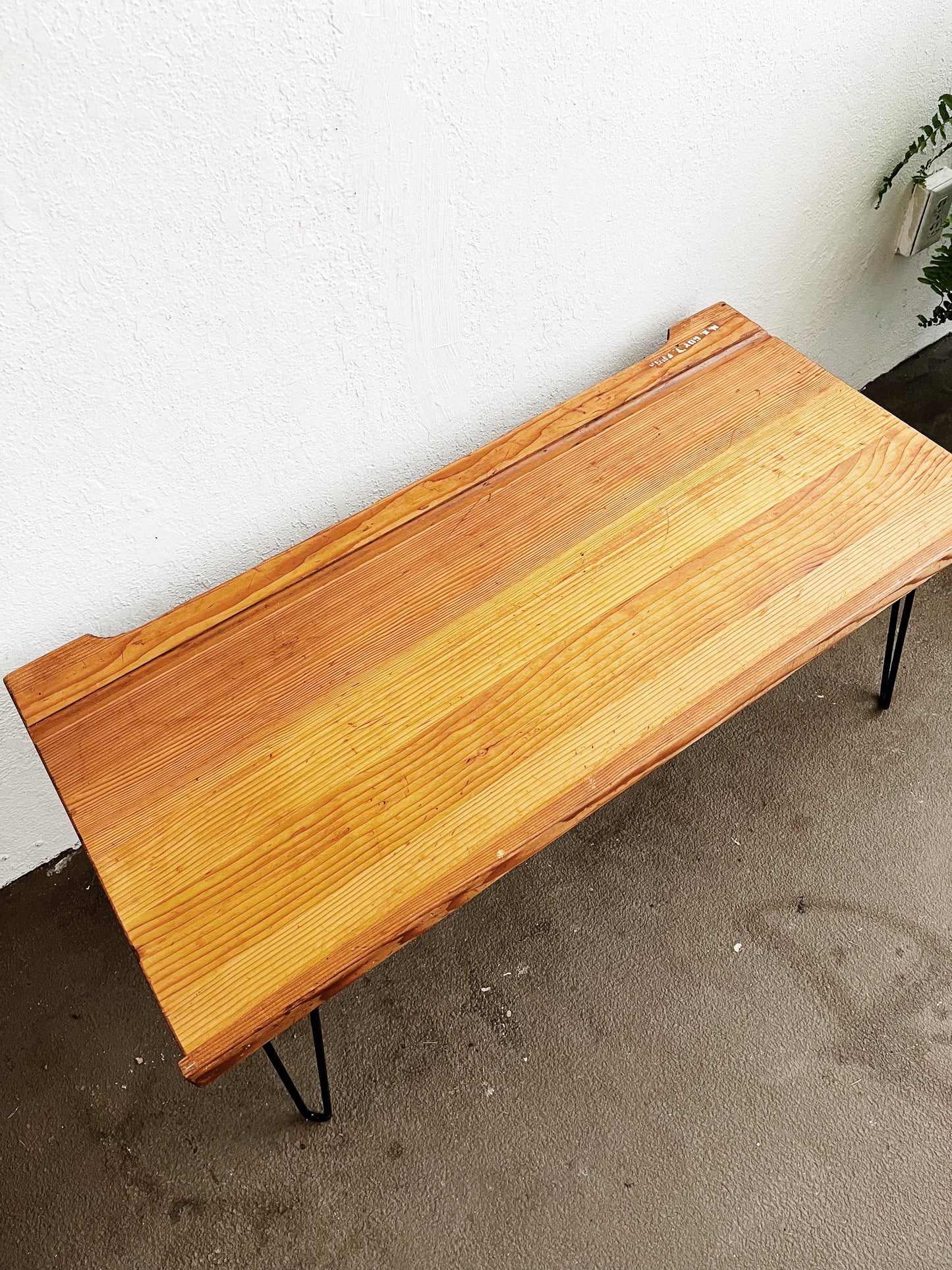 Vintage Hairpin Bench