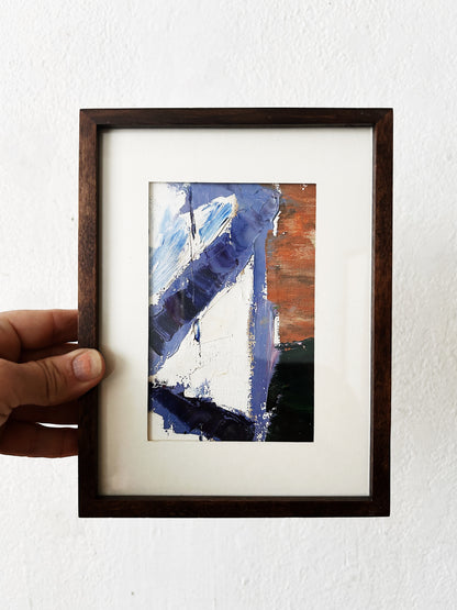Framed Abstract Oil Painting